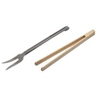 szczypce kuchenne drewniane akcesoria do grilla