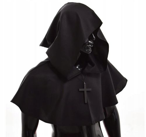 STRÓJ KOSTIUM PRZEBRANIE HABIT MNICH KSIĄDZ ZAKONNIK HALLOWEEN M/L 176/182 na Arena.pl