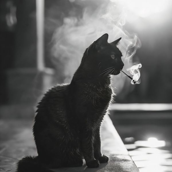 Plakat 80x80cm Kocia Przerwa zdjęcie 1