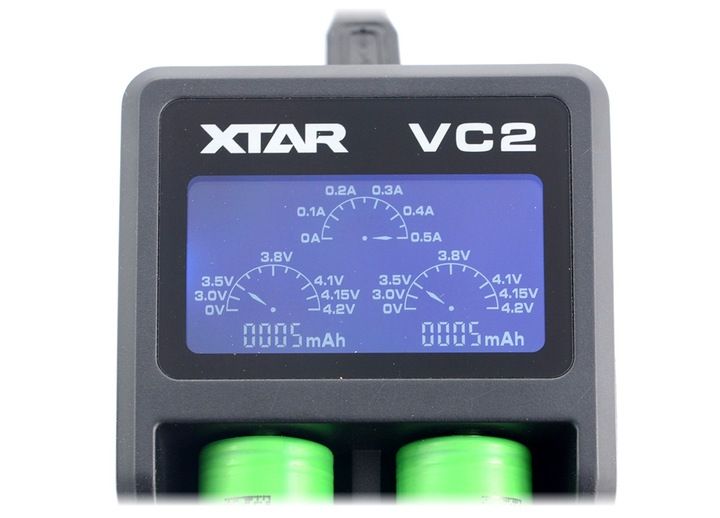 ŁADOWARKA DO AKUMULATORÓW XTAR VC2 LI-ION 18650 zdjęcie 12