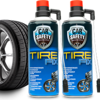 2X USZCZELNIACZ DO OPON AEROZOL DO POMPOWANIA ZESTAW NAPRAWCZY 450ML SPRAY