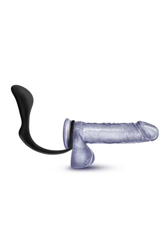 blush anal adventures platinum cock ring plug black na Arena.pl