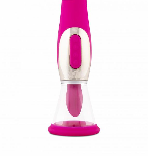 Pleasure Pump With G-Spot Vibrator - Pink zdjęcie 9
