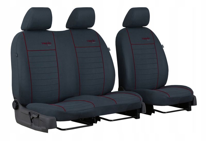 Pokrowce 2+1 do Ford Transit (2000-2013r) BUS zdjęcie 1