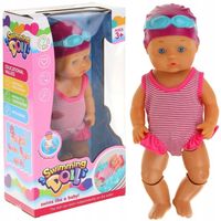 Lalka Pływająca do Wody Bobas do Kąpieli Pływaczka Zabawka dla Dzieci