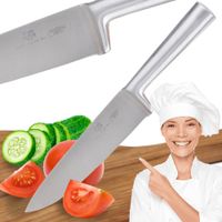 NÓŻ SZEFA KUCHNI 20 CM UNIWERSALNY STALOWY OSTRY