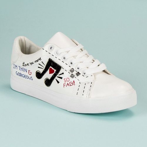 Stylowe Białe Trampki r.40 na Arena.pl