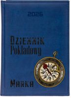 KALENDARZ A5 2026 DZIENNY PLANER Z NADRUKIEM PREZENT DZIENNIK POKŁADOWY