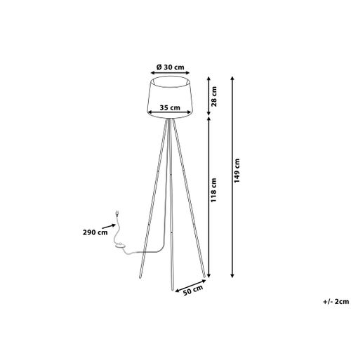 Lampa podłogowa biała SAMBRA na Arena.pl