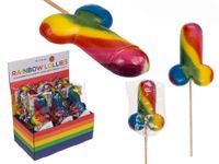 lizak tęczowy penis/rainbow lollies 85g