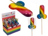 Lizak Tęczowy Penis/Rainbow Lollies 85G