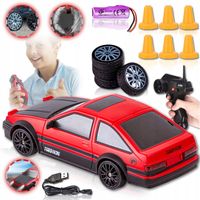 Samochód Zdalnie Sterowany Auto Do Driftu Autko RC Drift 1:24 4WD Car