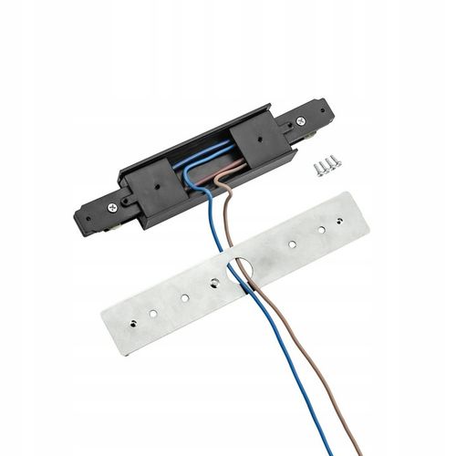 Łącznik Liniowy Zasilający Czarny do Szynorzewodów Szyn Listw na Arena.pl