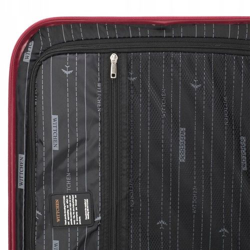 Walizka duża z ABS-u WITTCHEN 56-3A-313-31 bordowa lekka twarda wytrzymała na Arena.pl