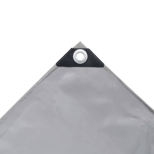 Plandeka 650 g/m², 3 x 4 m, szara na Arena.pl