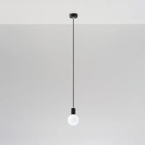 Lampa wisząca EDISON czarna na Arena.pl