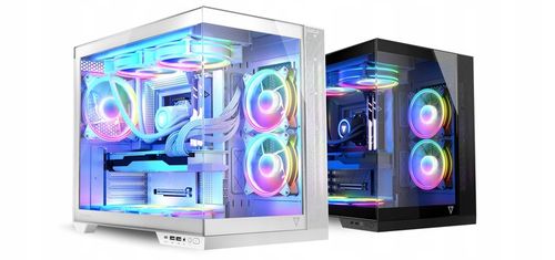 Gamingowa obudowa MODECOM VOLCANO PANORAMA APEX ARGB 5F MIDI biała, 5×went. na Arena.pl