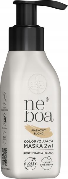 NEBOA MASKA KOLORYZUJĄCA 2W1 PIASKOWY BLOND 100 ML zdjęcie 1