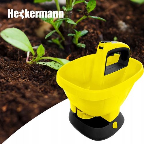 SIEWNIK AUTOMATYCZNY ELEKTRYCZNY ROZSIEWACZ NASION NAWOZU SOLI 2,7L na Arena.pl