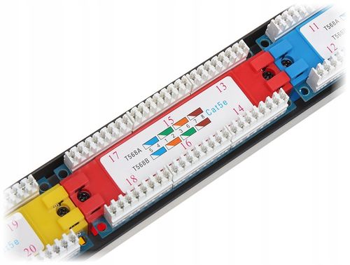 PATCH PANEL RJ-45 PP-24/RJ-KAT na Arena.pl