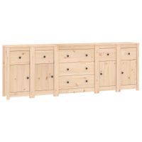 Komoda, 230x35x80 cm, drewno sosnowe