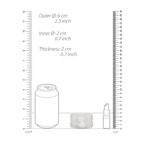 sinner gear no.94 otwarta maszyna intymna ze stoperem, tpe, 4 cm na Arena.pl