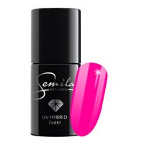 Semilac 517 Lakier hybrydowy SemiBeats by Margaret Neon Pink, 7ml