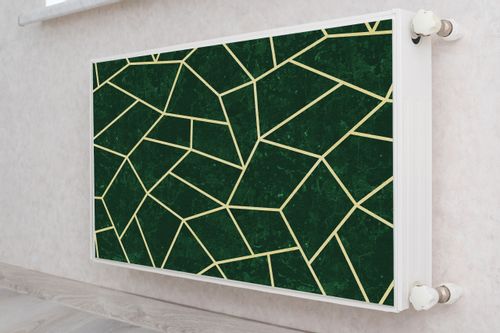 Mata Magnetyczna Zielony MARMUR Wzór Geometryczny Abstrakcja 110cm x 60cm na Arena.pl