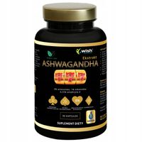 MOCNA ASHWAGANDHA 777 9% WITANOLIDÓW Żeń-Szeń Adaptogen Stres Pamięć 90 kap