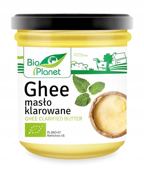 BIO PLANET MASŁO KLAROWANE GHEE BIO 250g zdjęcie 1