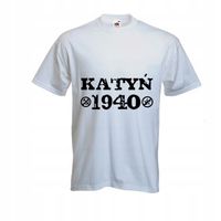 Koszulki PATRIOTYCZNE T-shirt nadruk KATYŃ 1940