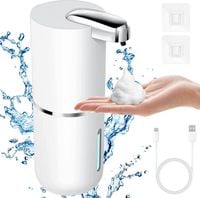 Bezdotykowy automatyczny dozownik do mydła stojący 380 ml BIAŁY