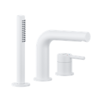 PI bateria wannowa 3 otworowa, biały mat