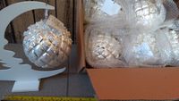 bombka szklana 6szt. zdobiona |  tg37627