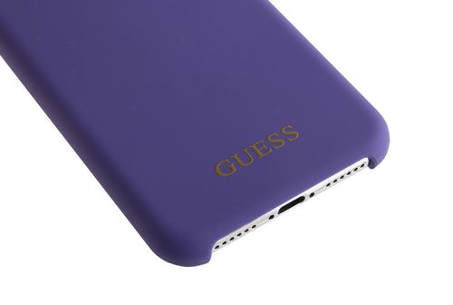 GUESS SILICONE CASE - iPhone XS Max - PURPLE na Arena.pl