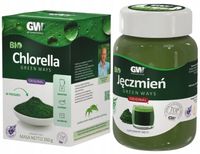 Green Ways BIO CHLORELLA 350g + JĘCZMIEŃ 300g Pyrenoidosa