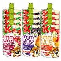 KUBUŚ Immuno Mus dla Dzieci Owocowy Odporność Mix Smaków Acerola Malina Bez