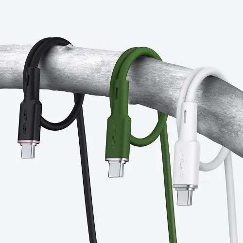 Acefast kabel USB - USB Typ C 1,2m, 3A biały (C2-04 white) na Arena.pl