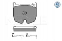 0252354117/PD KLOCKI HAM. DB P. W220/R230 01-12
