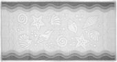 Ręcznik Flora Ocean 50x100 Popielaty Greno