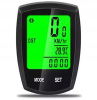 LICZNIK ROWEROWY BEZPRZEWODOWY NA ROWER TERMOMETR TRYB NOCNY LCD RW40