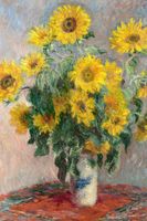Plakat 61x91,5cm Bouquet of Sunflowers, Monet Vintage do Salonu