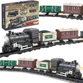 WOOPIE Klasyczny Pociąg Parowy Lokomotywa Tor XXL