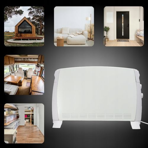 Grzejnik elektryczny Konwektorowy Energooszczędny 2000W DESCON Mocny Nawiew na Arena.pl