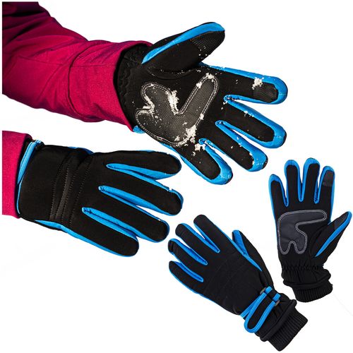 Rękawiczki Do Ekranów Dotykowych Narciarskie Na Zimę M Niebieskie na Arena.pl