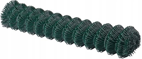 SIATKA OGRODZENIOWA 125 cm OCYNK + PCV ZIELONA drut 3,0 mm rolka 10mb 1,25m na Arena.pl