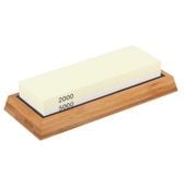 Kamień wodny do ostrzenia noży 2000/5000 z antypoślizgową podstawą