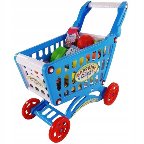 Duży wózek koszyk na zakupy akcesoria 28el. 10N na Arena.pl