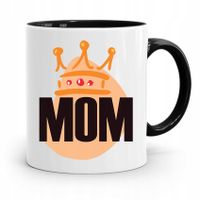 Kubek Czarny Prezent Dla Mamy Matki Mamusi Mom Z Nadrukiem Ze Zdjęciem