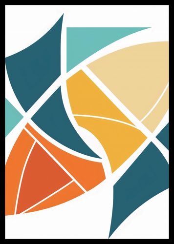 Plakat 70x100cm Geometria Wiatru na Arena.pl